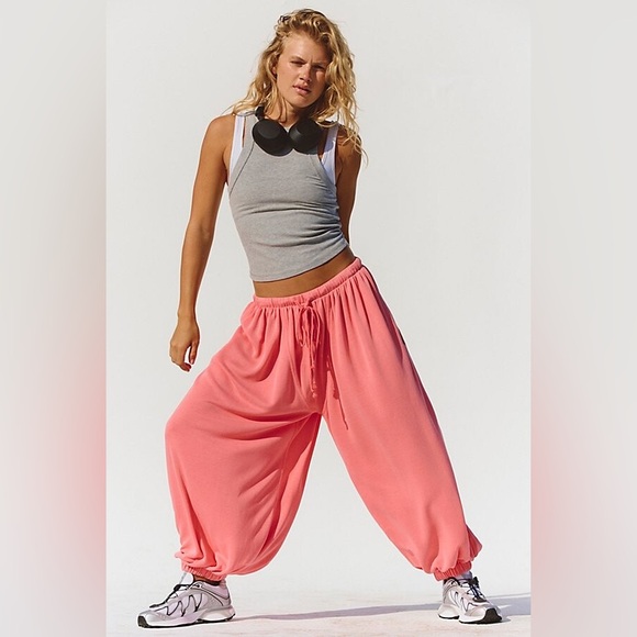 Free People Pants - New FP Movement Free People Coral Momentum Ballon Harem Pants Joggers sz M